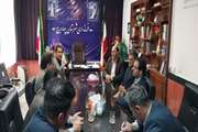 دیدار مدیر کل دامپزشکی استان با فرماندار شهرستان چهاربرج. 